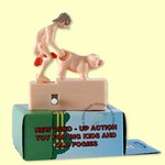 PLASTIC BOY REAR ACTION PIG WIND UP